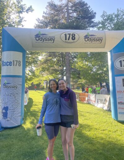 Congratulations to Dr. Mindy Warley and Veterinary Technician in Training Jenna Temporello for competing in the Reno Tahoe Odessey Race!